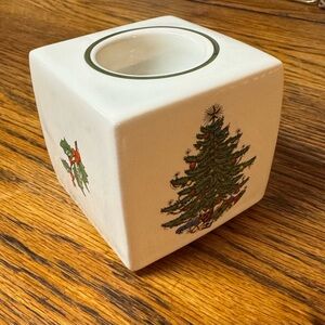 Cuthbertson Original Christmas Tree Votive Candle Holder Vintage   Never Used